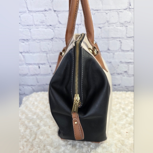 Liz Claiborne Cream and Dark Navy Women's Bag - Picture 3 of 9